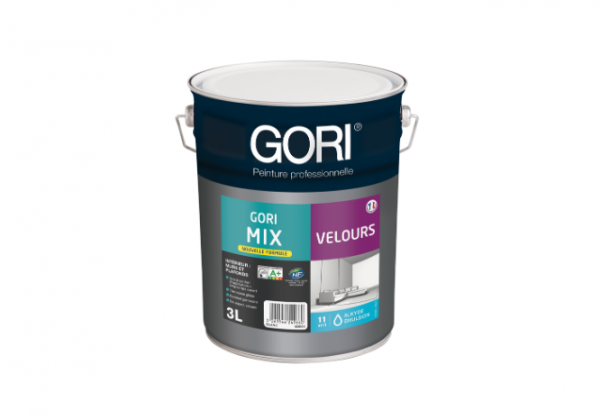 Pot de peinture, Gorimix velours 3 litres