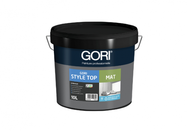 Pot de peintures, Gori style top mat 10 litres