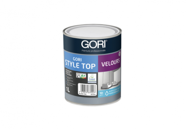 Pot de peintures, Gori style top velours 1 litre