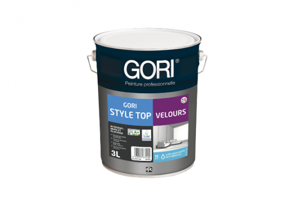 Pot de peintures, Gori style top velours 3 litres