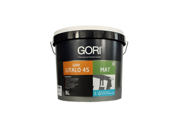 Peinture façade, Gori Litalo 4S, pot de 5 litres