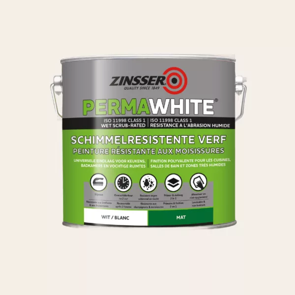 Zinsser, perma white, 2,5 litres