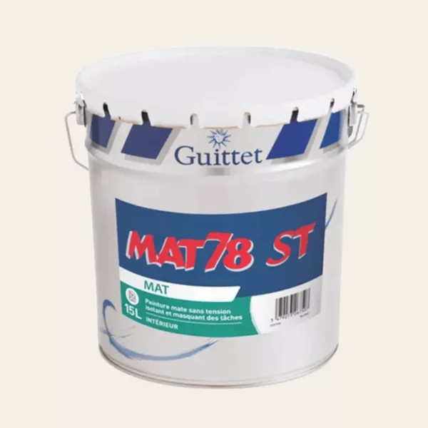 Guittet, mat 78 st, peinture sans tension, fut de 15 litres