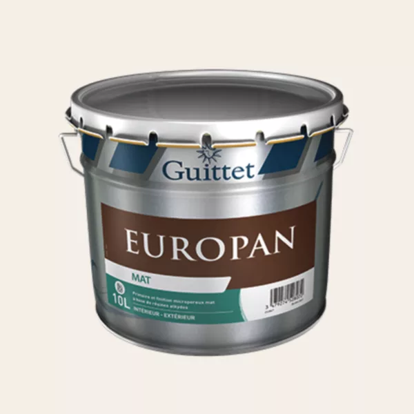 Peinture GUITTET Europan mat, fut de 10 litres