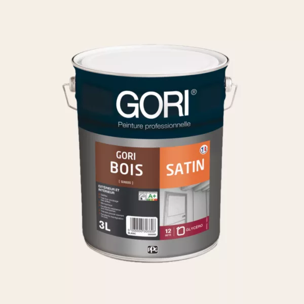 Gori bois satin, peinture bois intérieur et extérieur
