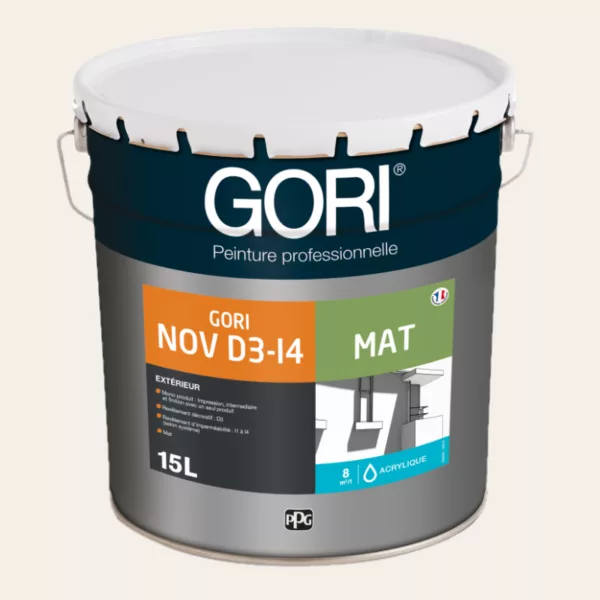 Gori nov D3 I4, Peinture, Fut de 15 litres